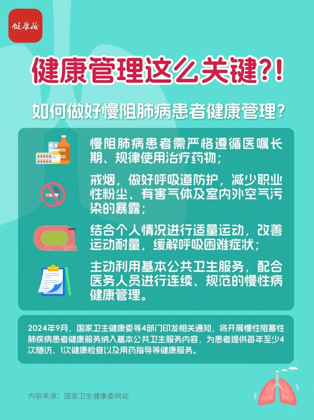 【世界慢阻肺日】呼吸不畅，当心慢阻肺病
